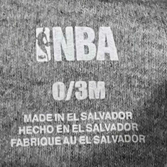 NBA Golden State Warriors #1 Fan Bodysuit   Sz 0/3 Months - Picture 3 of 5